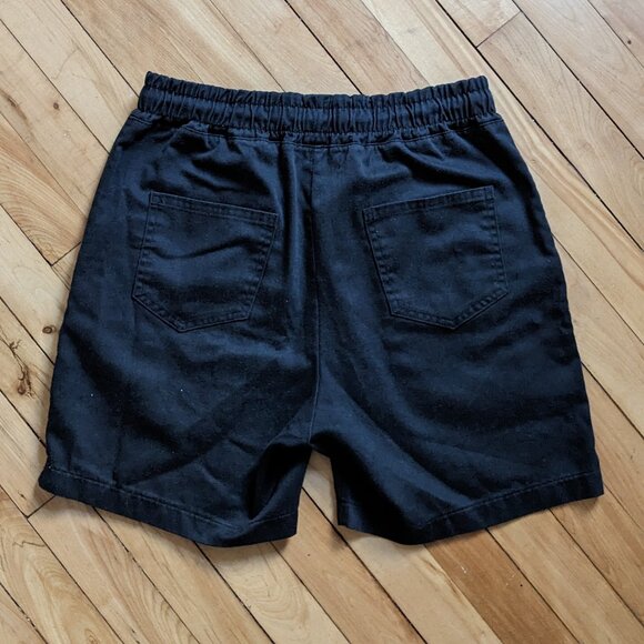 Cotton shorts - Black - Picture 2 of 3